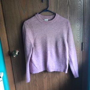 Mauve crewneck sweater
